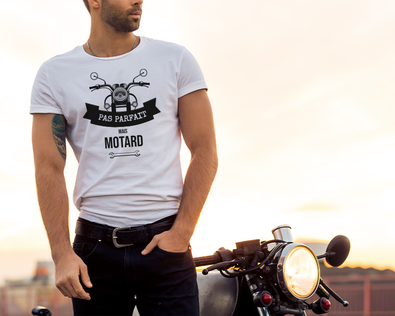 Tee shirt personnalisé homme - Moto