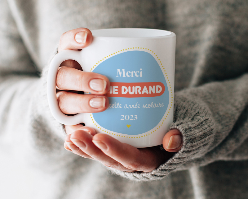 Mug personnalisé - L'Ecole est Finie