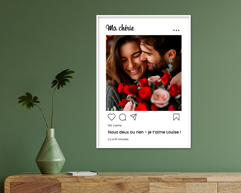 Affiche Instagram personnalisée