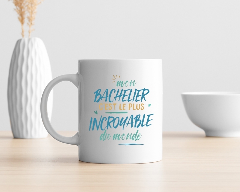 Mug personnalisé : Bachelier le plus...