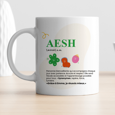 Mug personnalisé - Définition ATSEM/AESH
