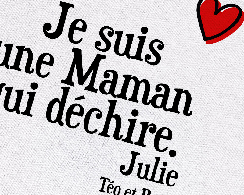 Tee shirt personnalisé femme - Je suis une fille qui déchire