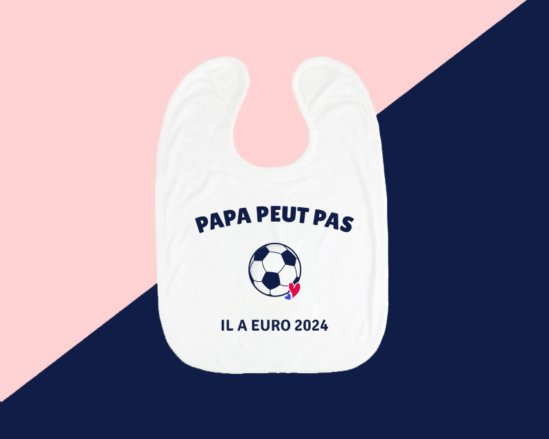 Bavoir bébé personnalisé - Football