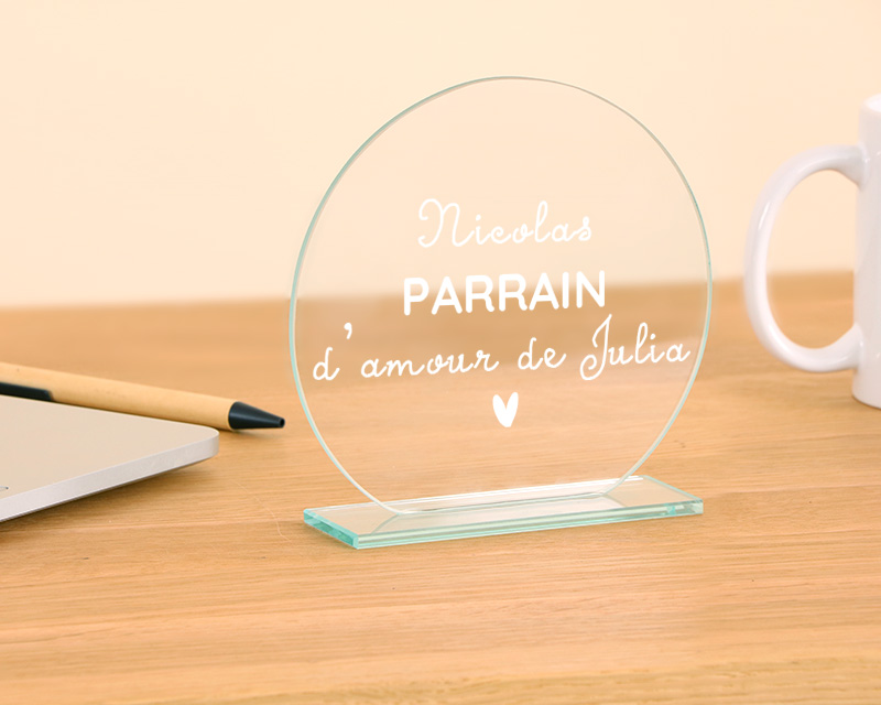 Trophée personnalisé - Parrain