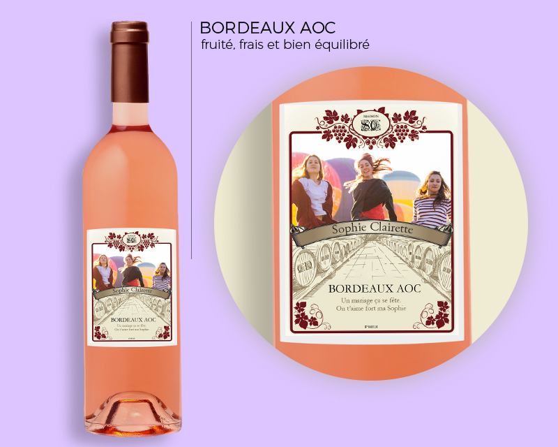 Bouteille de vin rosé IGP Méditerranée - Classique photo