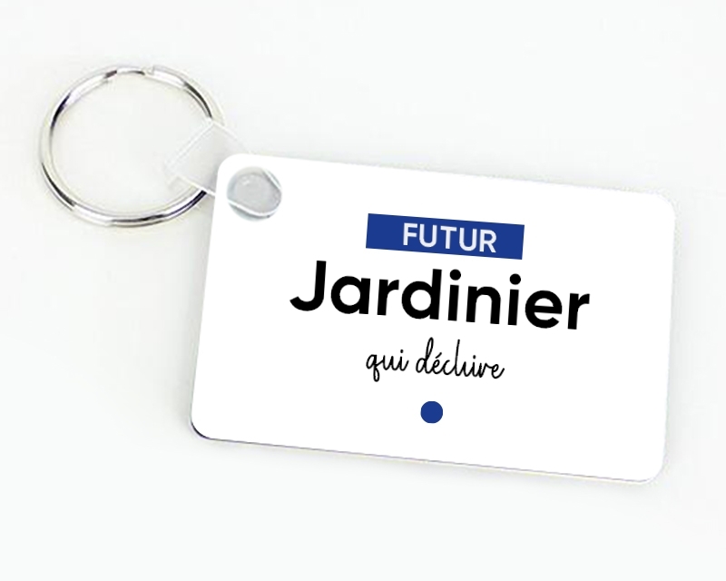 Porte-clés à personnaliser - Futur jardinier