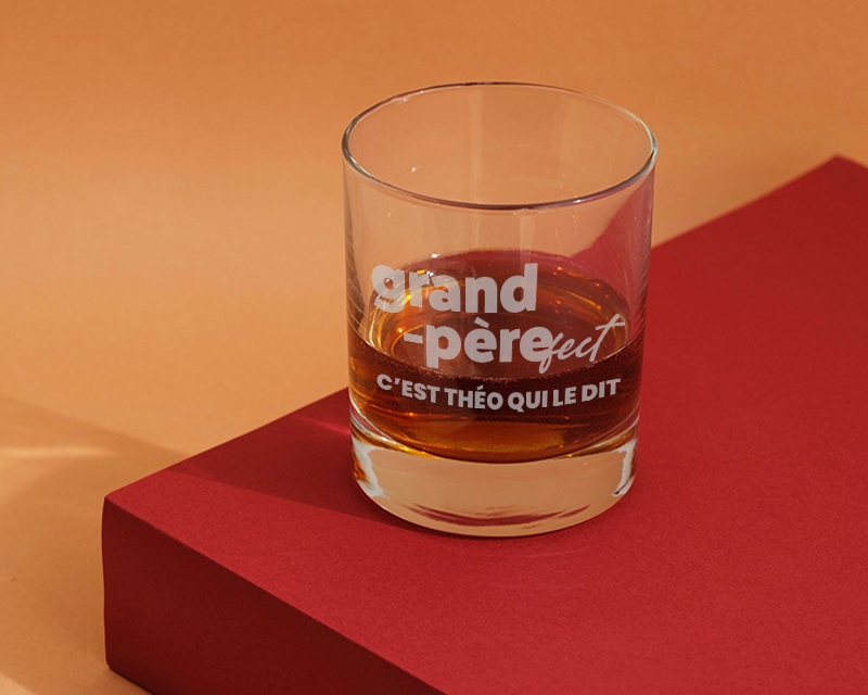 Verre à whisky personnalisé - Grand Père-fect