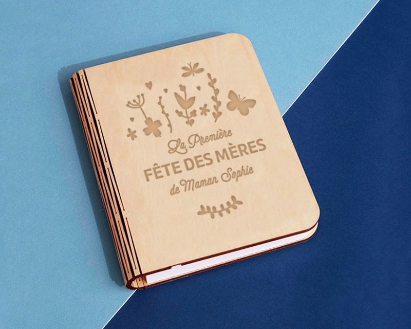 Lampe livre lumineux personnalisé - Première Fête des Mères