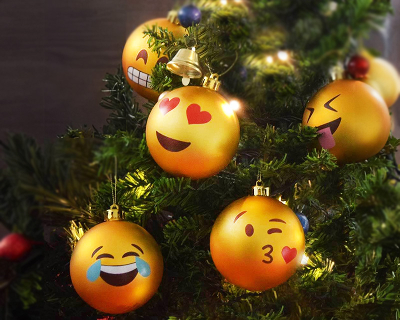 Boules de Noël - Emoji