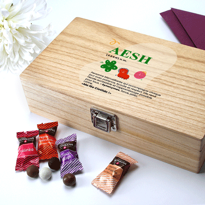 Coffret de chocolats Monbana personnalisé - Définition ATSEM/AESH