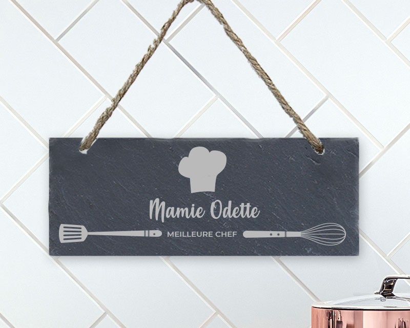 Plaque de porte personnalisée - Cuisine de Mamie