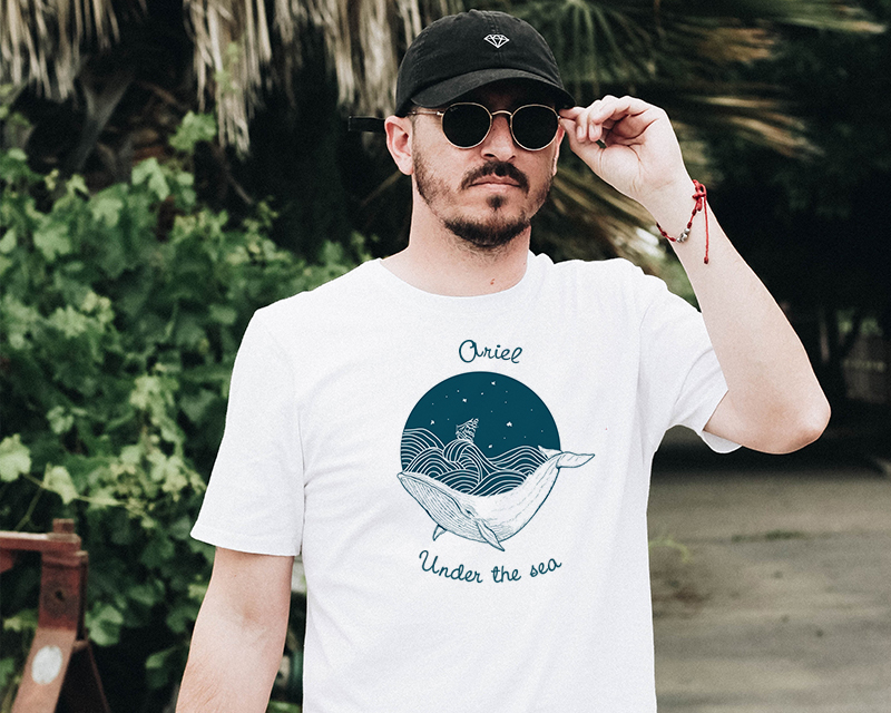 Tee shirt personnalisé homme - Baleine