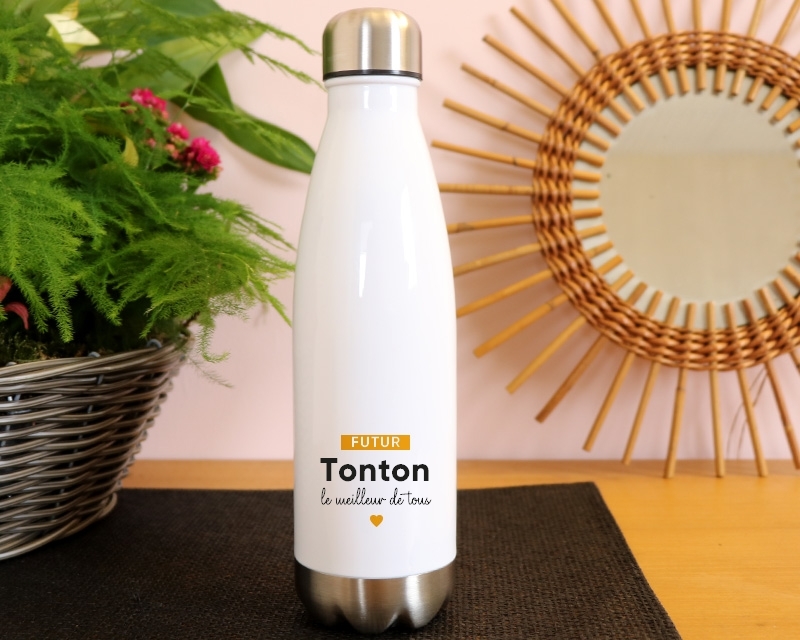 Gourde personnalisable - Futur tonton