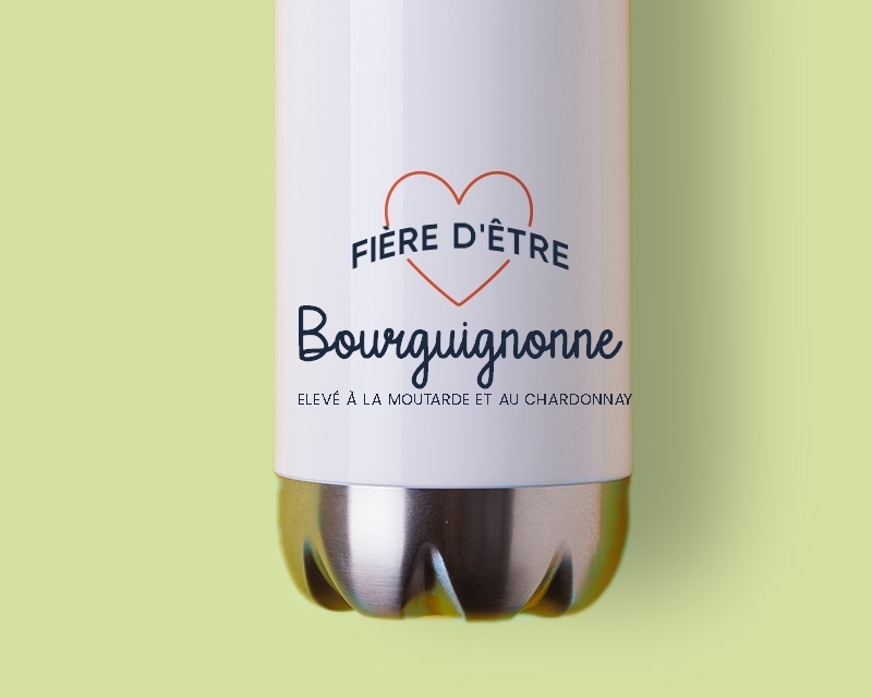 Gourde personnalisable - Fière d'être Bourguignonne