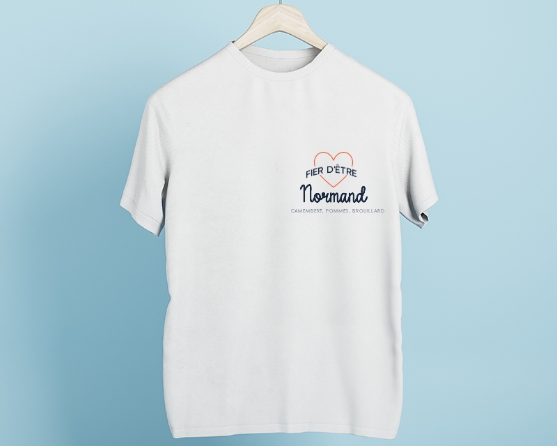 Tee shirt personnalisé homme - Fier d'être Normand