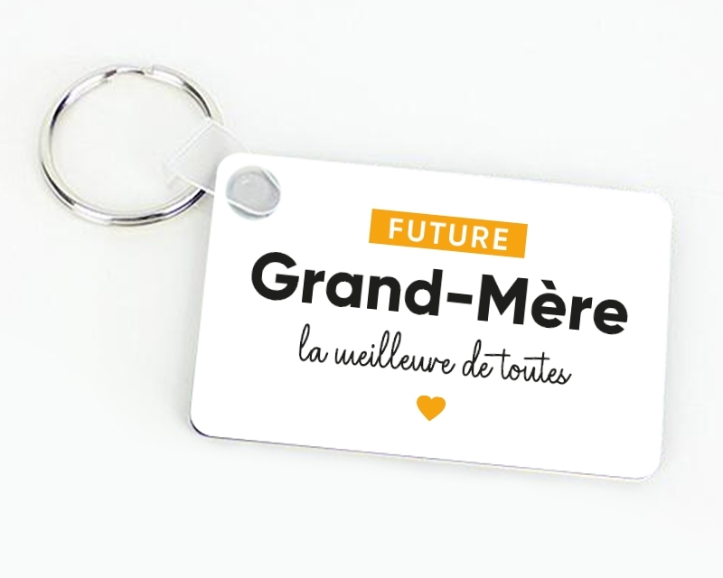 Porte-clés personnalisable - Future grand-mère