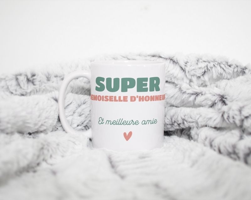 Mug personnalisé - Super Demoiselle d'honneur