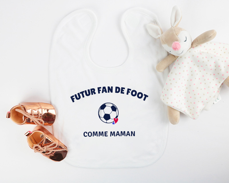 Bavoir bébé personnalisé - Football