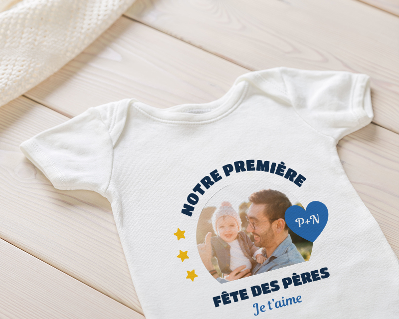 Body bébé personnalisable - Première Fête des Pères