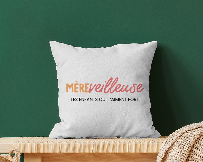 Coussin personnalisé - Mère-veilleuse