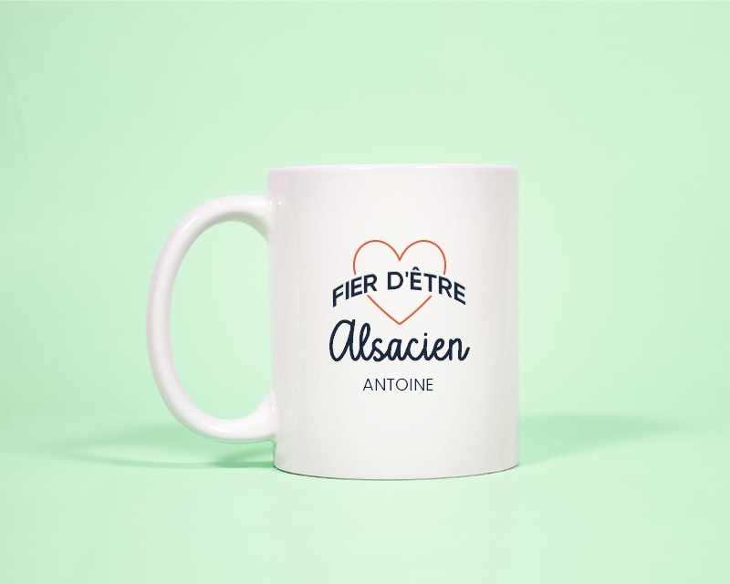 Mug personnalisé - Fier d'être Alsacien