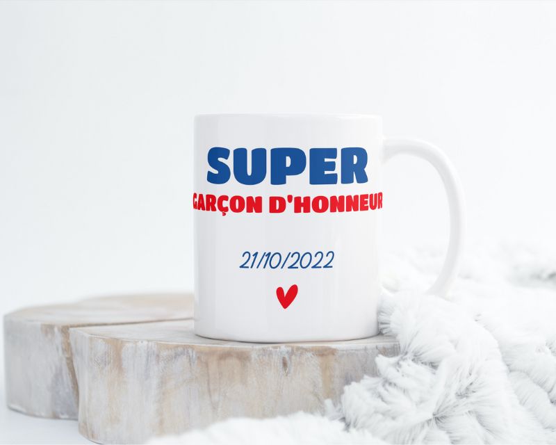 Mug personnalisé - Super Garçon d'honneur 