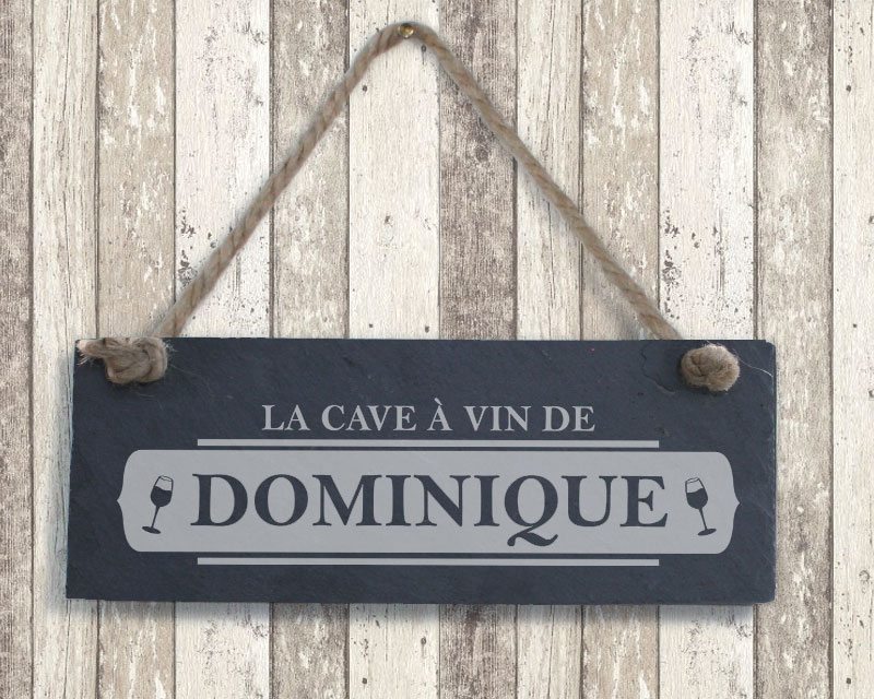 Plaque de porte personnalisée - La Cave à Vin de...