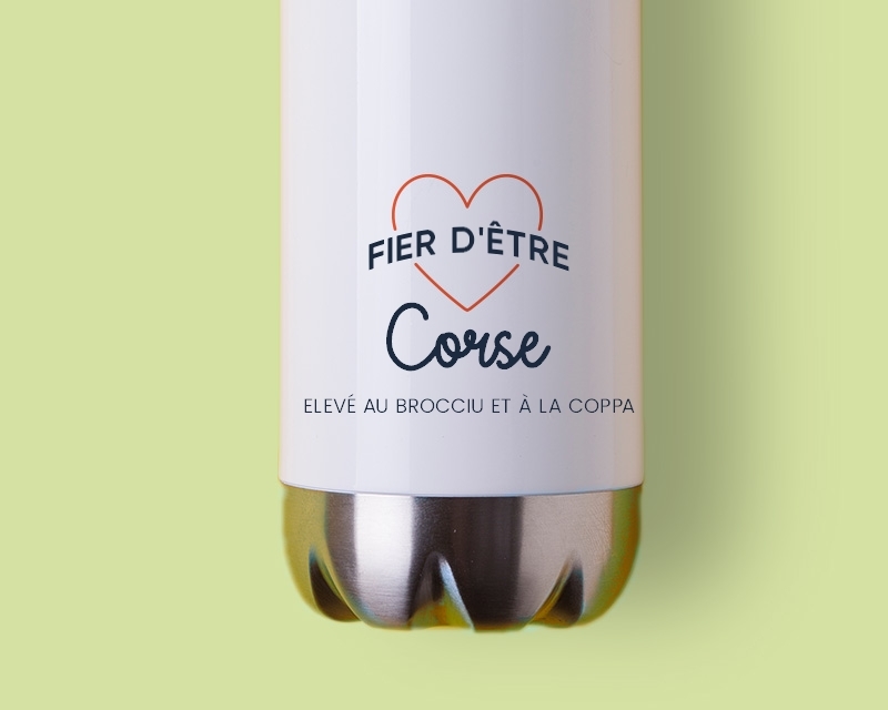 Gourde personnalisable - Fier d'être Corse