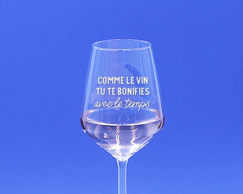 Verre à vin personnalisable homme 69 ans