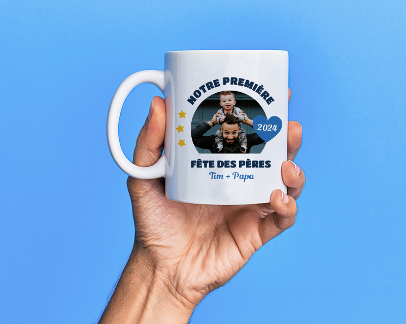 Mug personnalisé photo - Première Fête des Pères