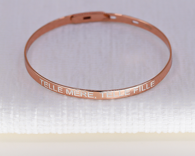 Bracelet Jonc - Argent rosé