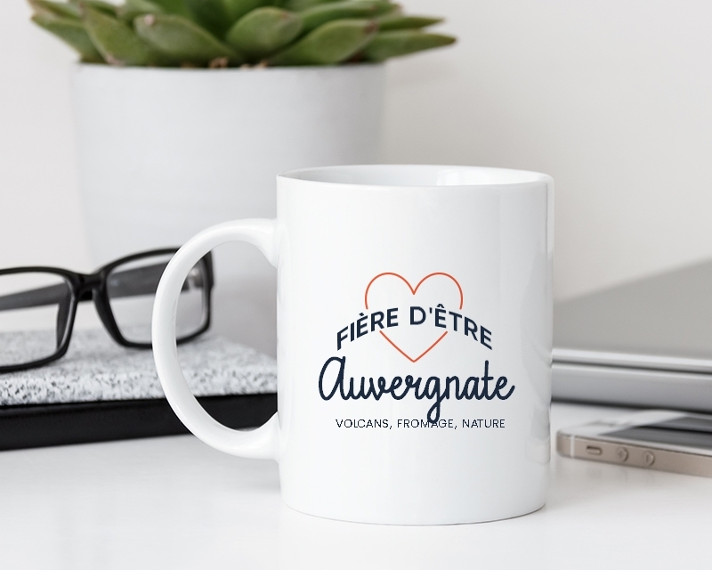 Mug personnalisé - Fière d'être Auvergnate