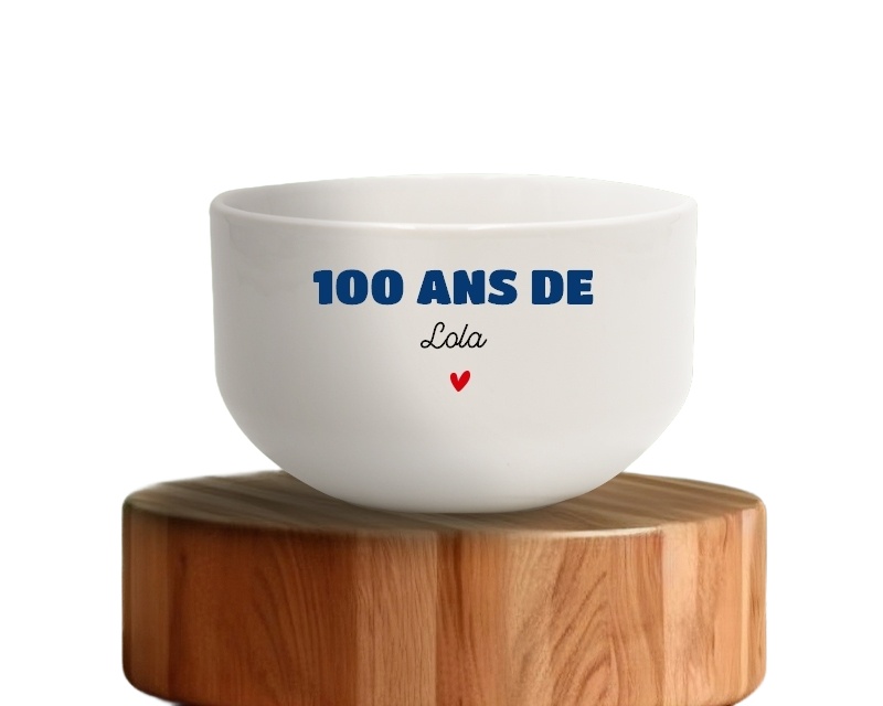 Bol message Super personnalisable femme 100 ans