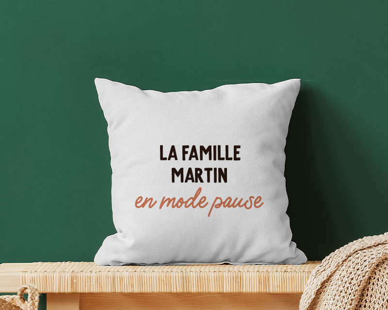 Coussin personnalisé - Message