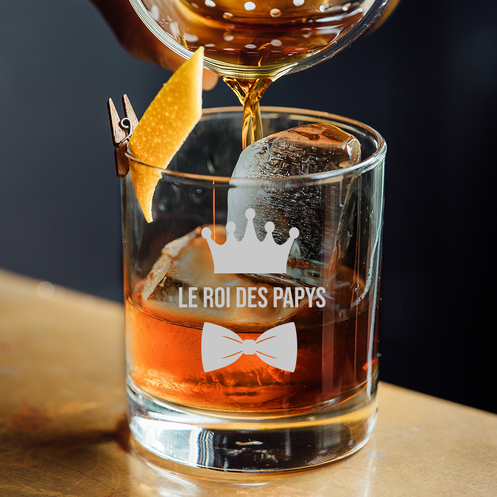 Verre à Whisky personnalisé - Papa Royal
