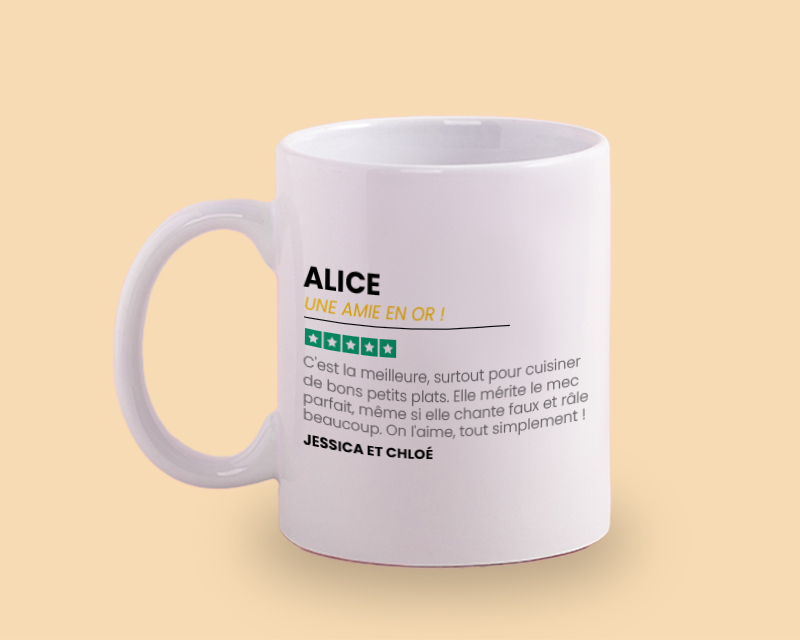 Mug personnalisé prénom - Avis client