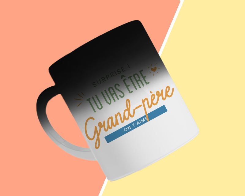 Mug personnalisé - Tu vas être grand-père