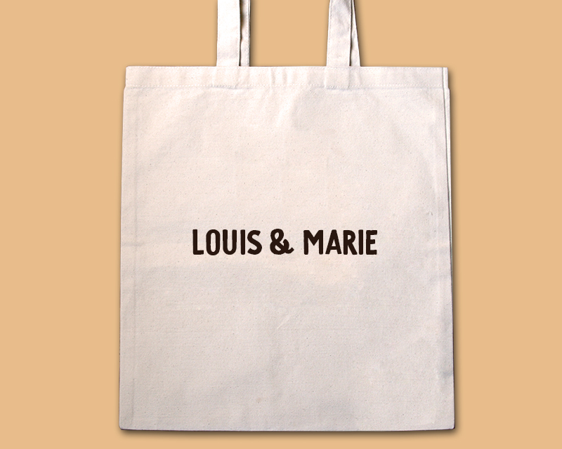 Tote bag personnalisé - Message