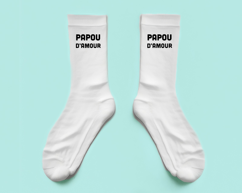 Chaussettes personnalisées - Message