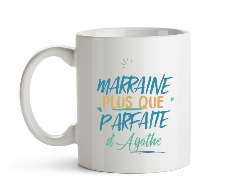 Mug personnalisé : Marraine la plus...