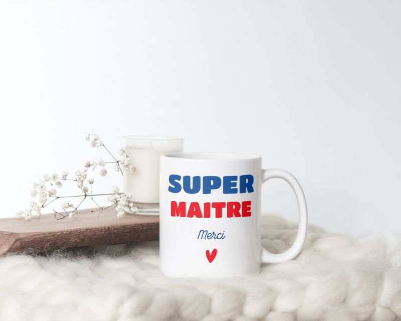 Mug personnalisé - Super Maître 