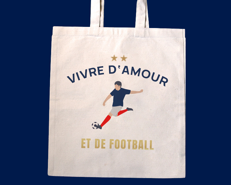 Tote bag personnalisé - Passion Football