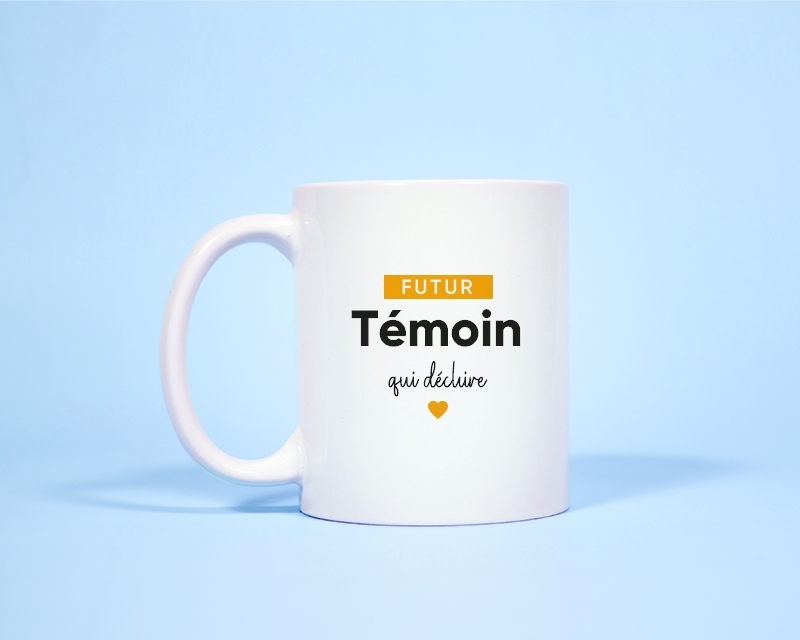 Mug personnalisé - Futur témoin