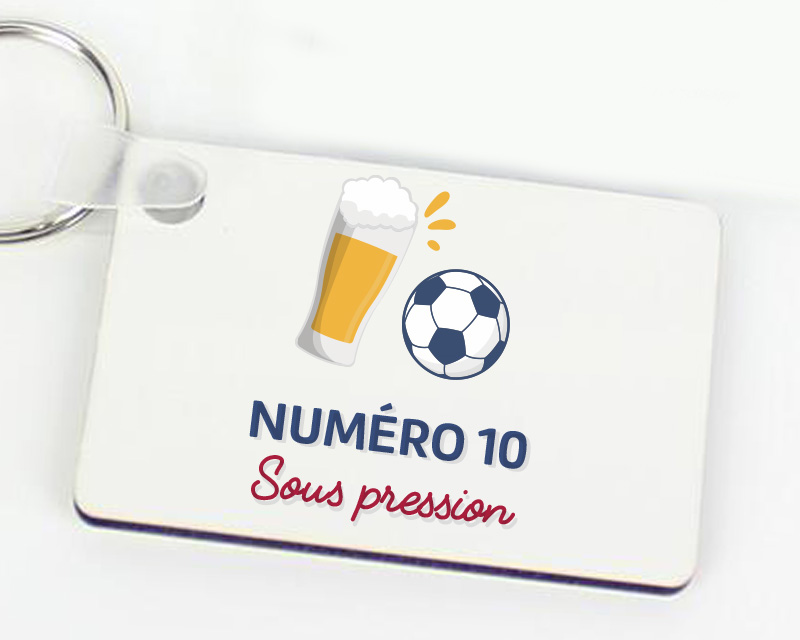 Porte-clés personnalisé - Apéro Foot