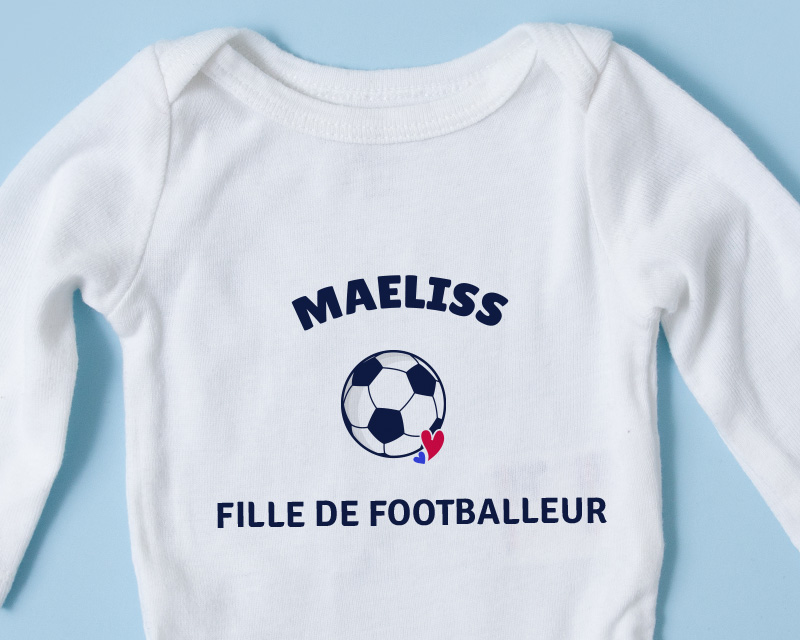 Body bébé personnalisable - Football