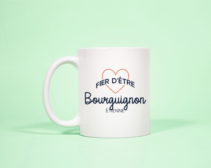 Mug personnalisé - Fier d'être Bourguignon