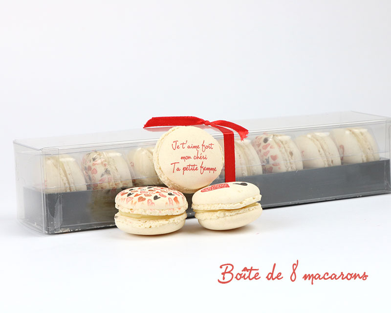 Macarons Personnalisables - Amour