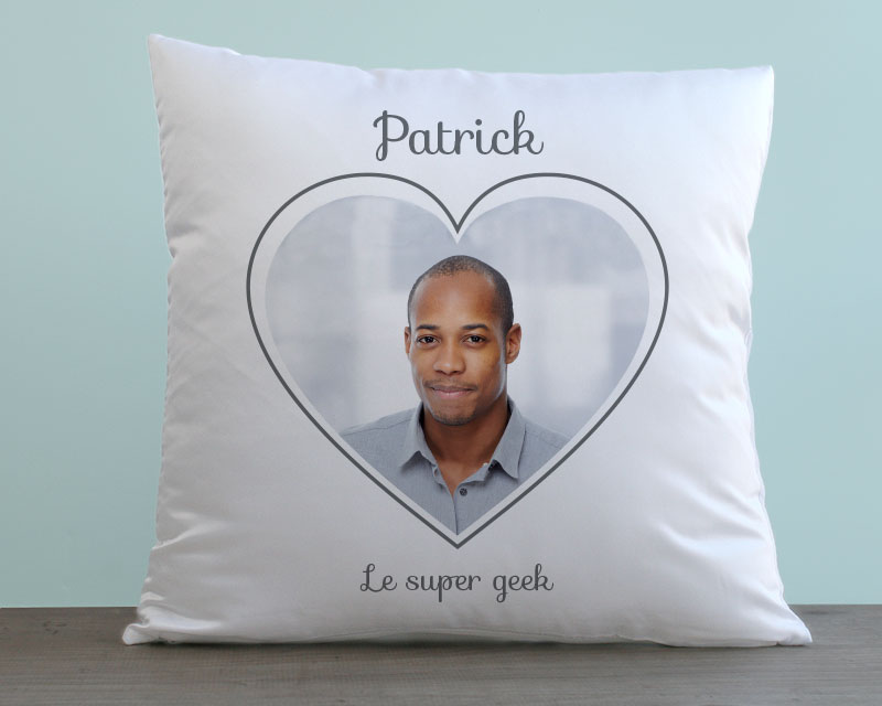 Coussin personnalisé - Coeur Photo