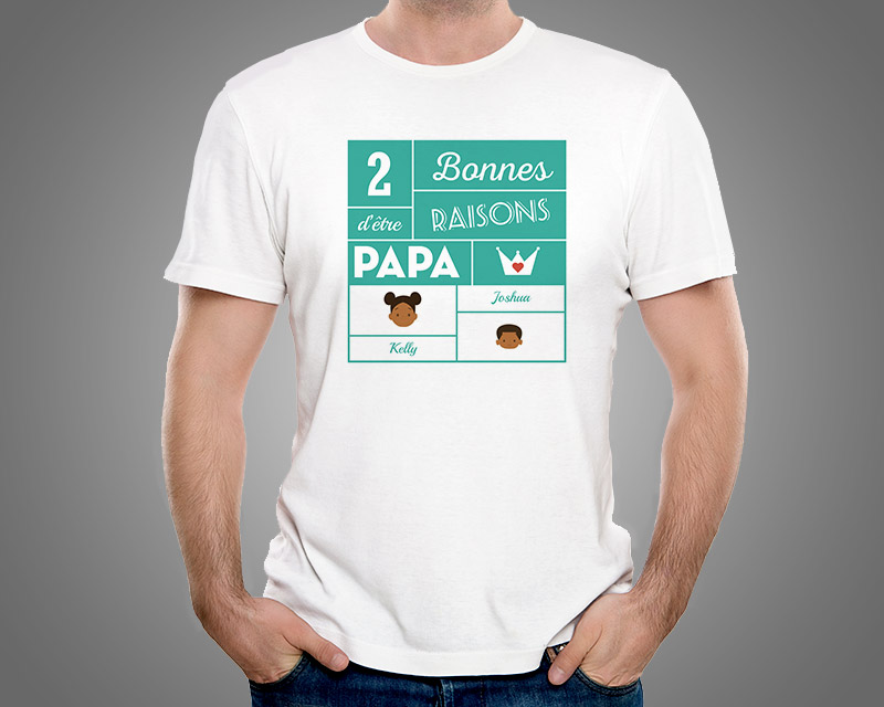 Tee shirt personnalisé papa - Family Circus