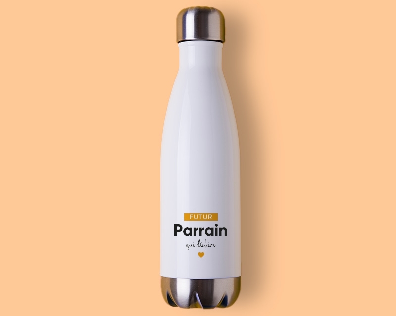 Gourde personnalisable - Futur parrain